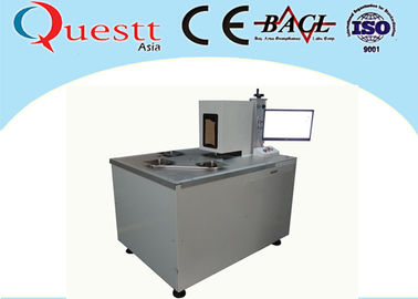 Automatic Optical Fiber Laser Marking Machine For Saw Blade Etching , Jig Customized