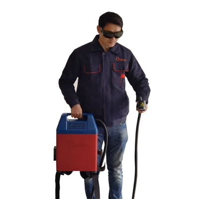 Máy làm sạch bằng tia laser làm mát bằng không khí di động cho lớp phủ sơn Rust Oxide với bảo hành 24 tháng